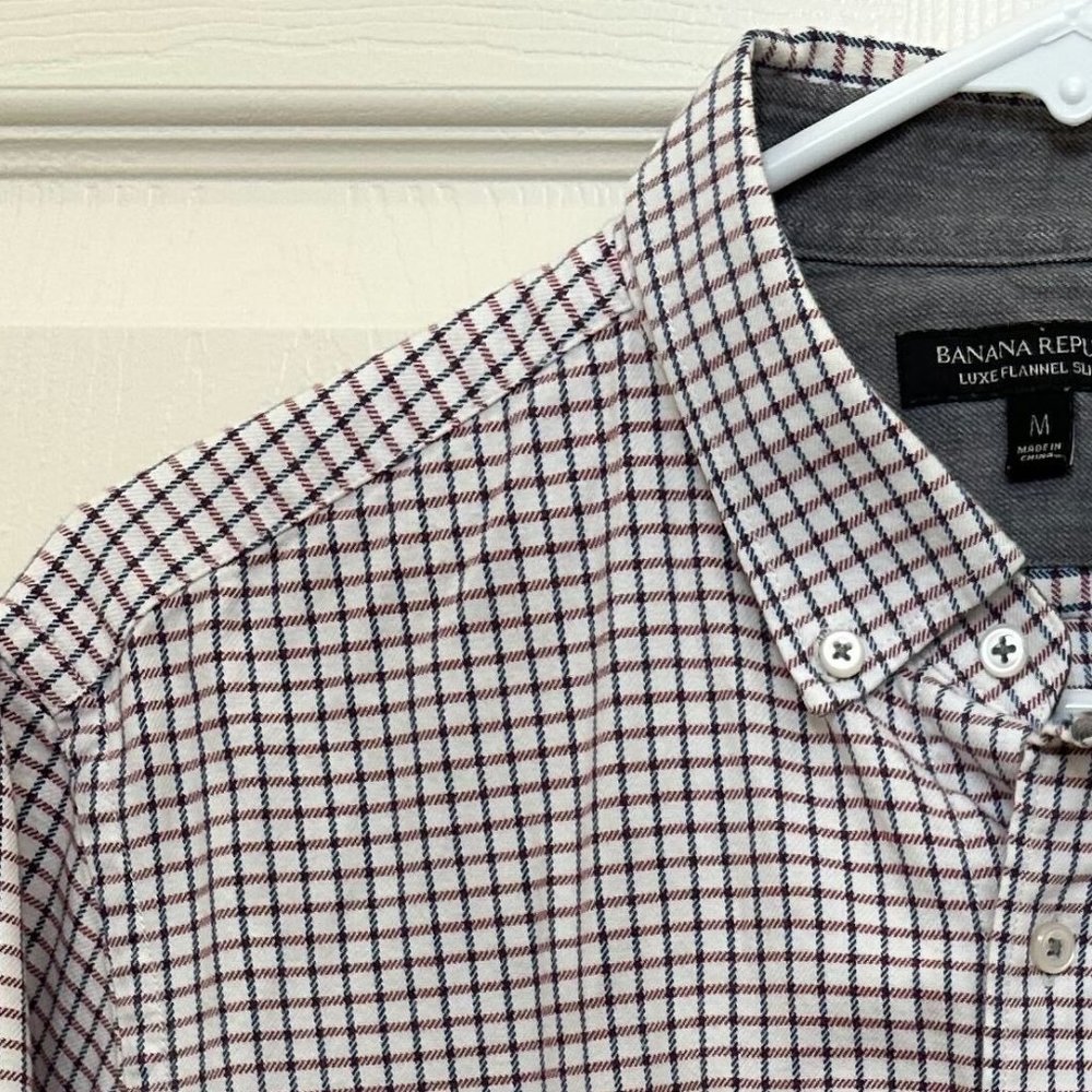 Banana Republic - Luxe Flannel Button Down Shirt - Slim Fit